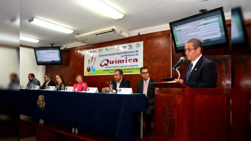 Inicia en la UMSNH el XVII Encuentro Interinstitucional de Profesores de Química - Foto 1 