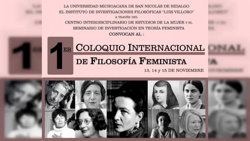 Preparan 1er Coloquio Internacional de Filosofía Feminista en la Casa de Hidalgo 