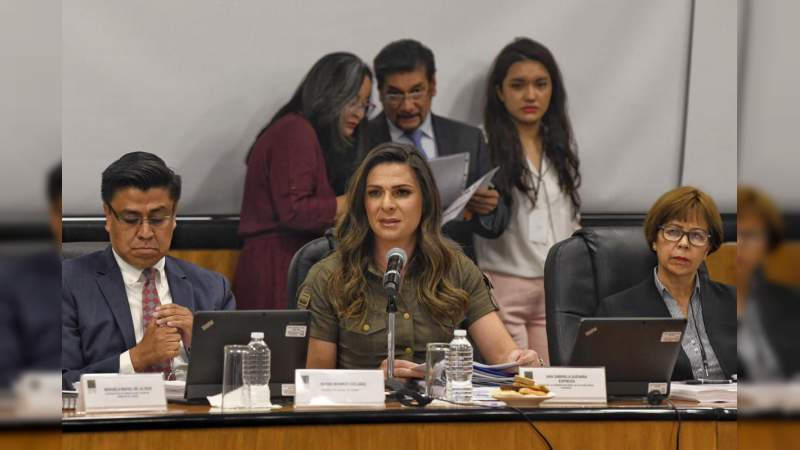 Ana Guevara compareció ante la Cámara de Diputados 