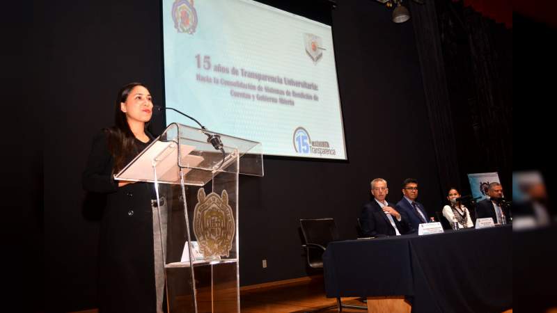 Celebran XV años de Transparencia en la UMSNH - Foto 1 