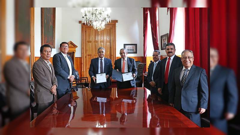 Poder Judicial de Michoacán y Universidad Virtual de Michoacán firman convenio para fortalecer esfuerzos de capacitación - Foto 1 