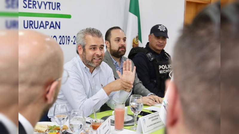 Presencia de Guardia Nacional en Michoacán será permanente: Alfredo Ramírez a empresarios 