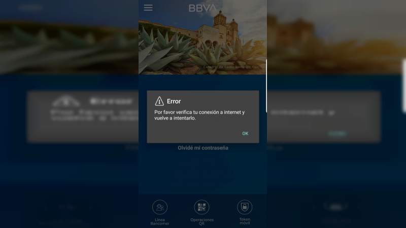 Reportan fallas en servicio de  BBVA Bancomer a nivel nacional  