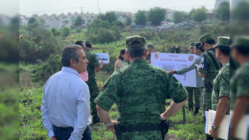 En Villas del Pedregal estará el cuartel de la Guardia Nacional de Morelia  