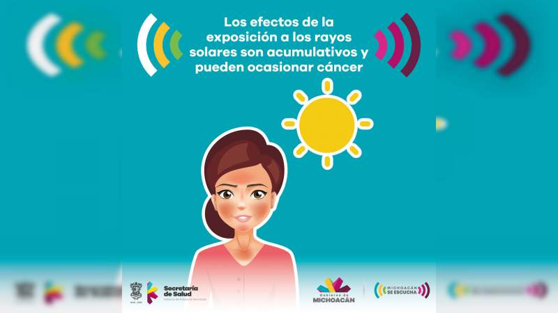 Exhorta SSM a los vacacionistas a prevenir quemaduras por el sol  