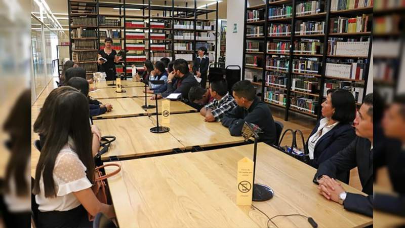 Biblioteca del Poder Judicial de Michoacán, una opción para capacitación y actividades de fomento a la lectura - Foto 1 