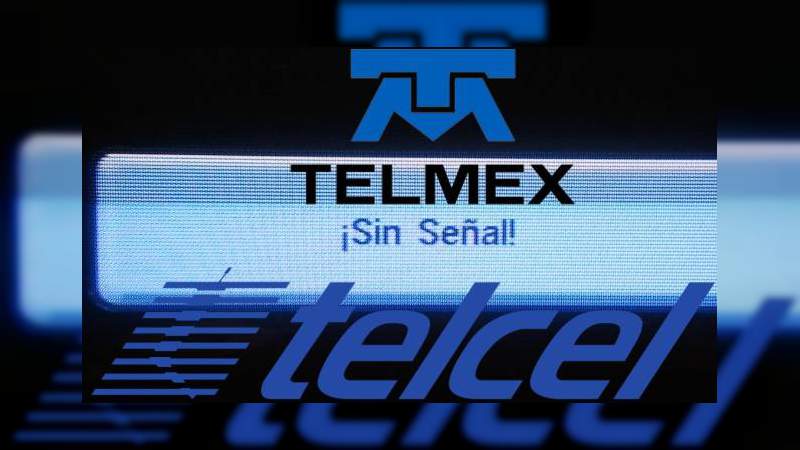 Telcel y Telmex se caen a nivel nacional 