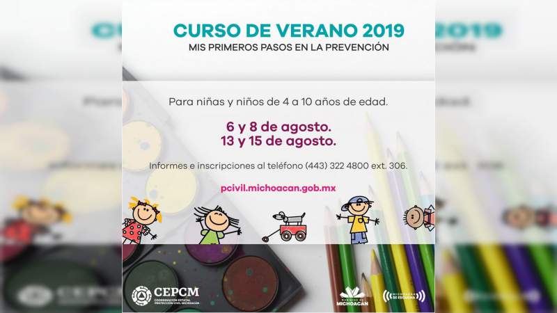 Invita Segob a niñas y niños a curso de verano “Mis Primeros Pasos en la Prevención” - Foto 0 