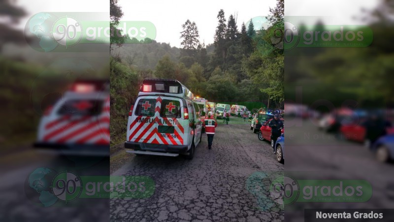 Deja ocho heridos accidente sobre la Amomolulco  - El Charco, en Lerma, Estado de México  - Foto 1 