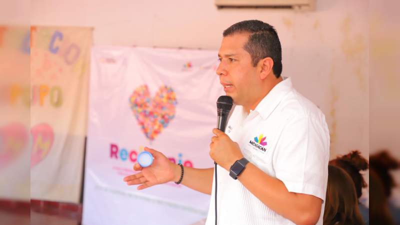 Tuzantla se une a ReciCanje, en beneficio de niñas y niños con cáncer: Sedeso - Foto 1 