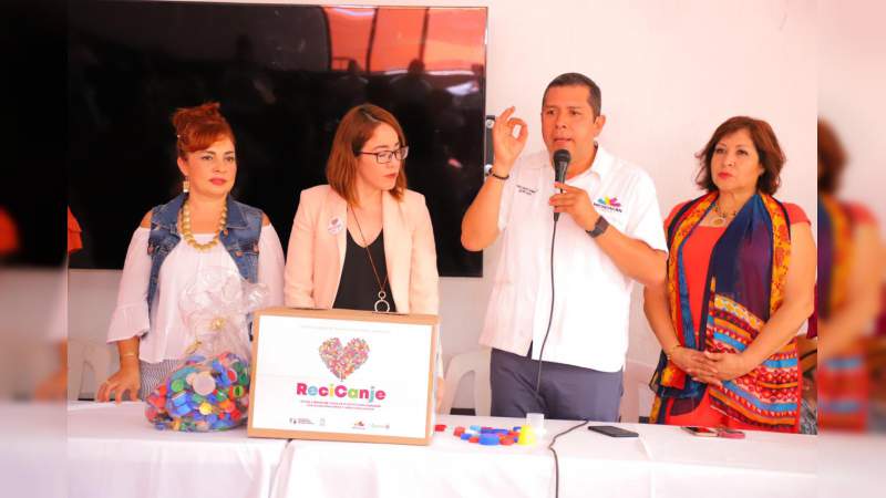 Tuzantla se une a ReciCanje, en beneficio de niñas y niños con cáncer: Sedeso - Foto 2 