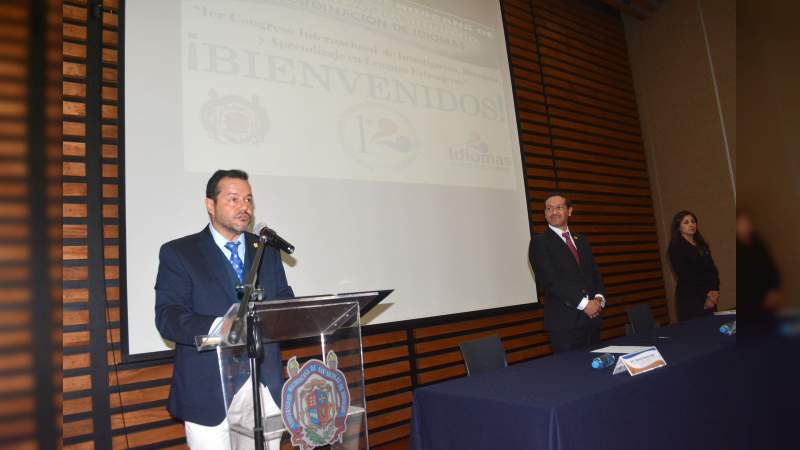 Inauguran 1er Congreso Internacional de Investigación, Docencia y Aprendizaje en Lenguas Extranjeras en la UMSNH - Foto 1 