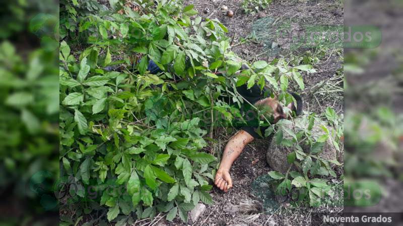 Localizan cadáver junto a una camioneta baleada en Parácuaro - Foto 1 