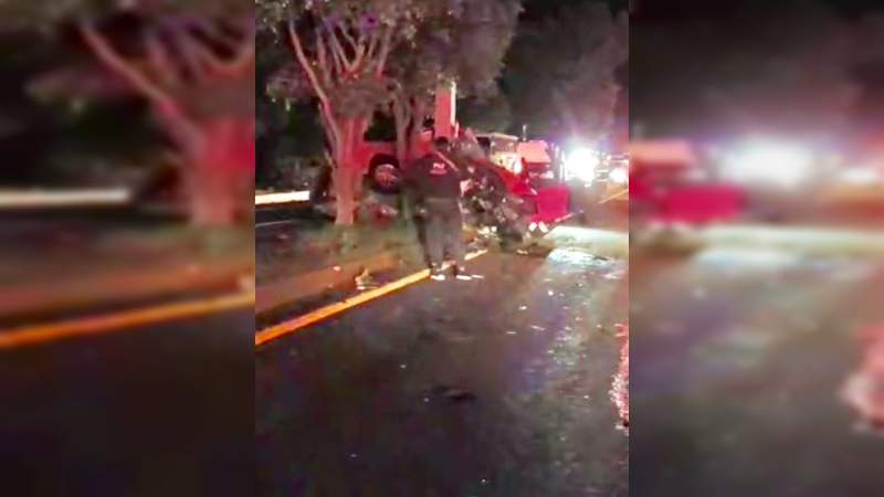 Muere hombre en accidente en la Morelia-Pátzcuaro 