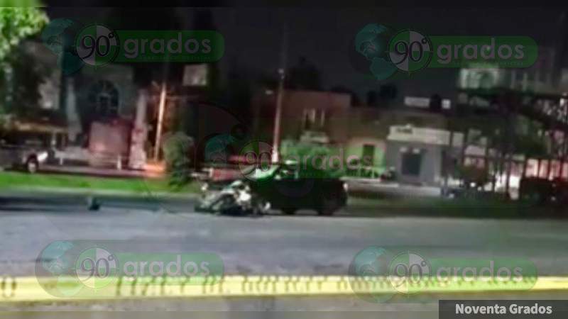 Muere motociclista al ser atropellado en Morelia, Michoacán 