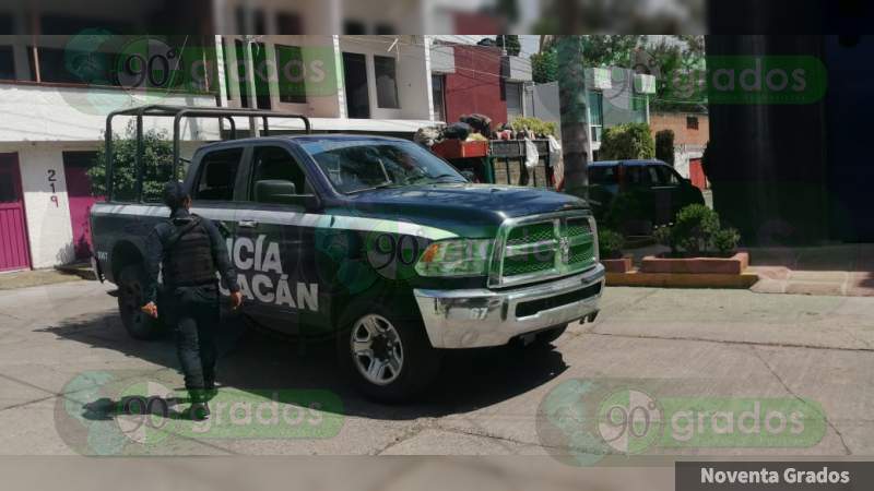 Atiende Policía Michoacán reporte de detonaciones de arma de fuego en calles de Morelia 