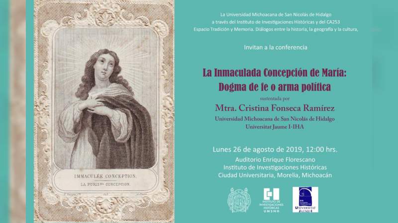 Impartirá Cristina Fonseca conferencia sobre “La Inmaculada Concepción de María” 