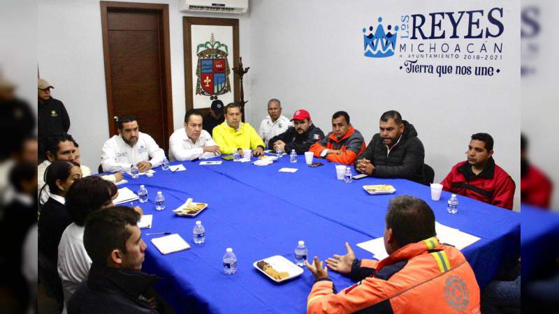 Instalan Comité de Emergencias para atender contingencia en Los Reyes 