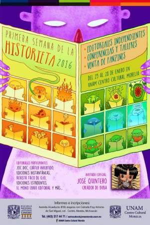 Primera Semana de la Historieta, en el Centro Cultural de la UNAM 