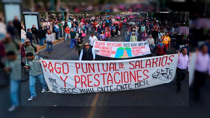 ¡Tome sus precauciones! CNTE realizará megamarcha este viernes en Morelia - Foto 0 