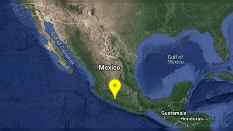 Se registra sismo de 4.1 grados en Huetamo, Michoacán 