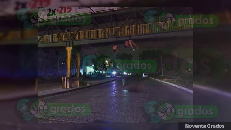 Hallan cuerpo colgando de puente en la Gustavo A. Madero, en la CIudad de México  