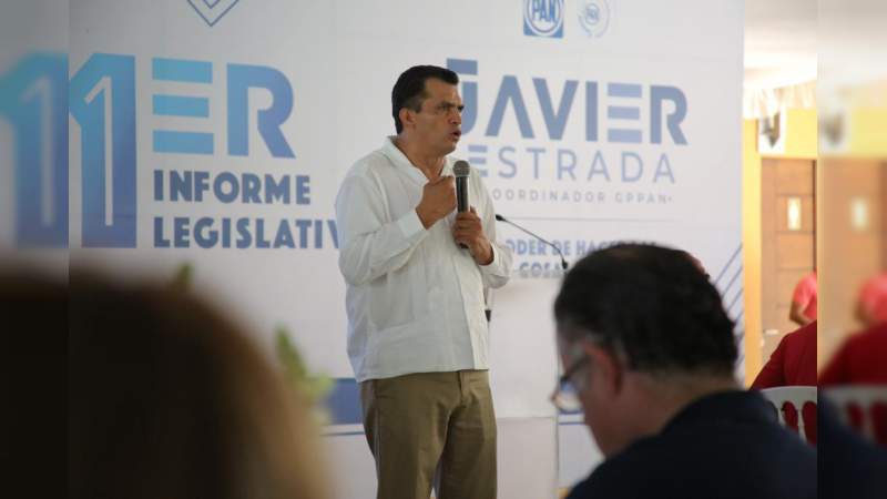 Michoacán nos requiere a todos, con altura de miras: Javier Estrada 