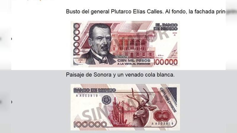 Éste es el billete de mayor denominación que ha existido en nuestro país 