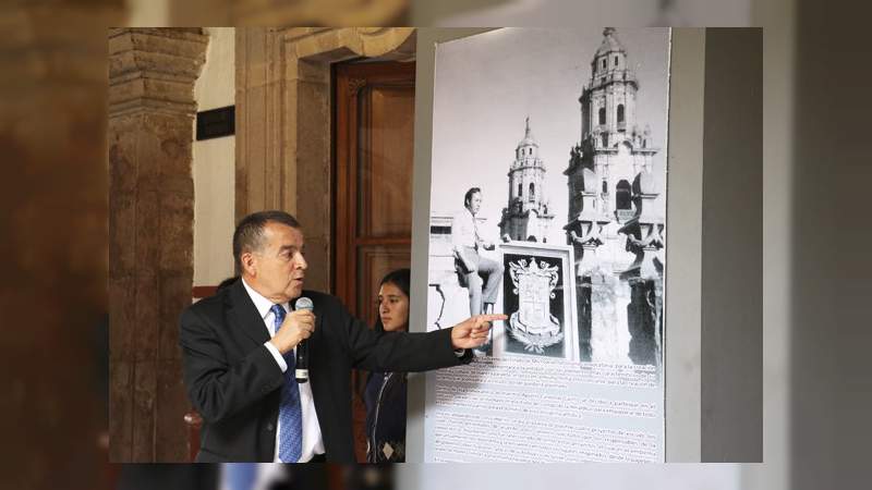 Museo Histórico del Poder Judicial de Michoacán conmemora a través de exposición, los 45 años del Escudo Oficial del Estado - Foto 1 