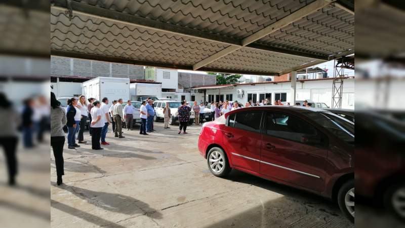 Instituciones Públicas y Privadas de Apatzingán, se suman al macrosimulacro que se realizó a nivel nacional - Foto 0 
