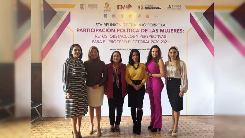 A consolidar acciones y garantizar la participación de las mujeres convoca Lucila Martínez  