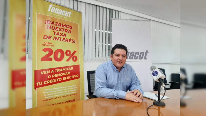 A partir de agosto Fonacot reduce 20% en las tasas de interés de sus créditos: Alberto Ortiz - Foto 1 