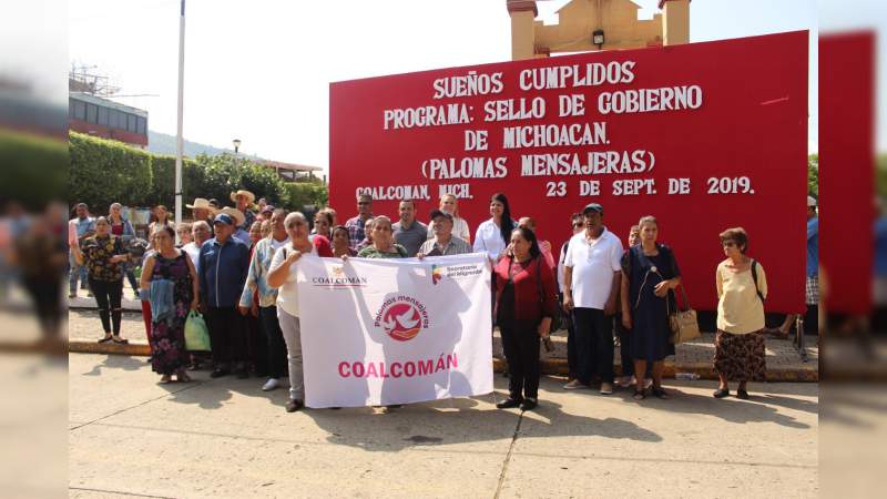 Viajan de Coalcomán, Michoacán a Estados Unidos, 35 Palomas mensajeras - Foto 0 
