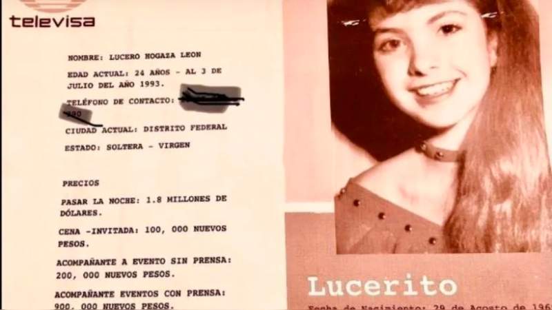 Televisa vendía a Lucerito por más de 1 mdd 