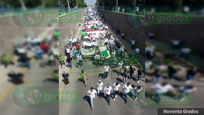 Marchan por la paz en Celaya, Guanajuato