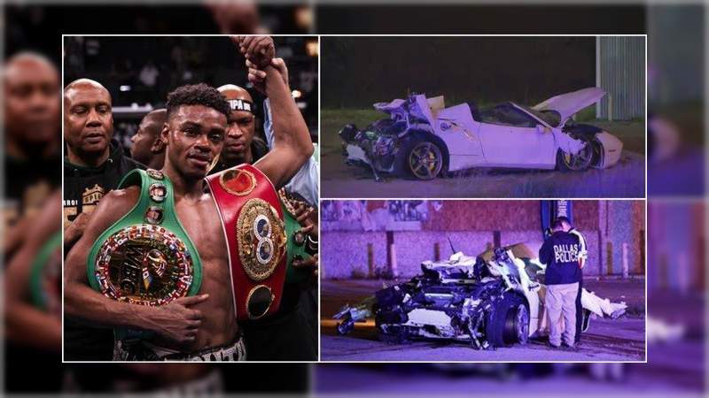Boxeador Errol Spence se debate entre la vida y la muerte, tras terrible accidente 