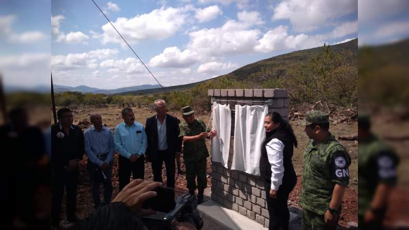 Colocan la primera piedra para la edificación de cuartel para la Guardia Nacional en Angamacutiro, Michoacán - Foto 2 