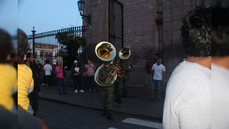 Sedena realiza Flashmob con su Orquesta Sinfónica en Morelia, Michoacán - Foto 2 