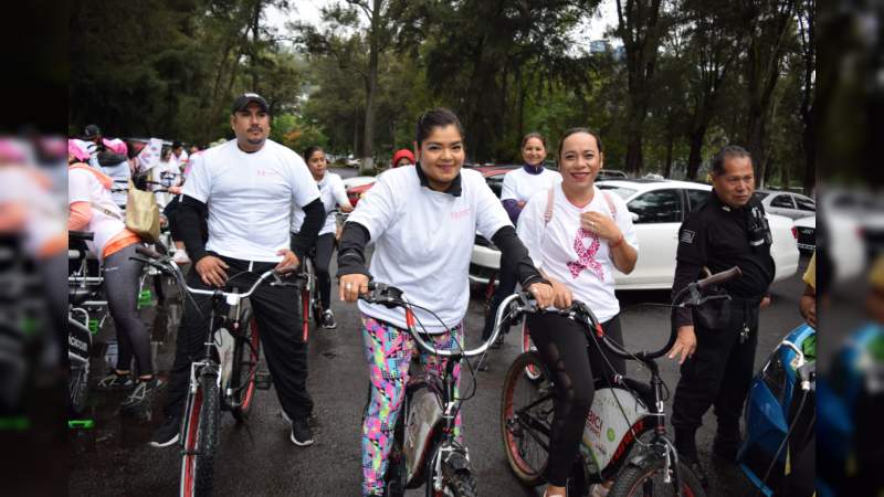 Encabeza SSM Rodada Rosa contra el cáncer de mama - Foto 1 