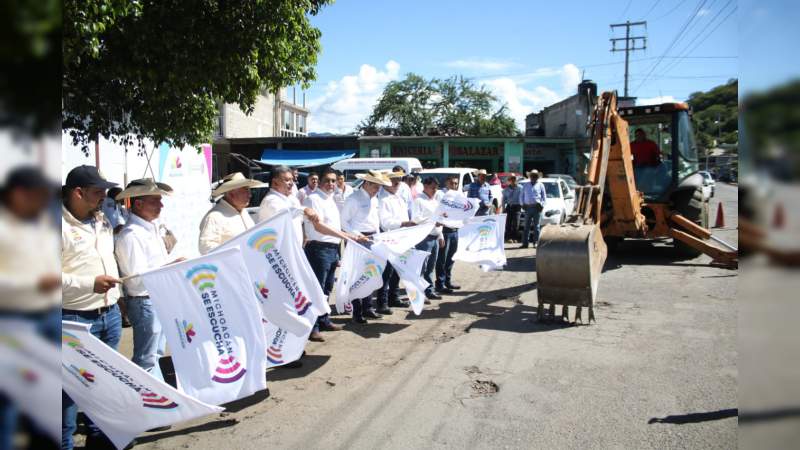 Inicia SCOP, rehabilitación de camino Carácuaro-La Eréndira  - Foto 0 