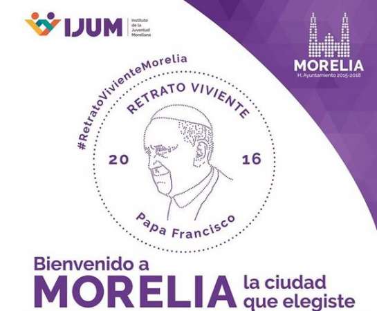 Busca IJUM involucrar a la ciudadanía en actividades por arribo del Papa con formación de Rostro Viviente‏  