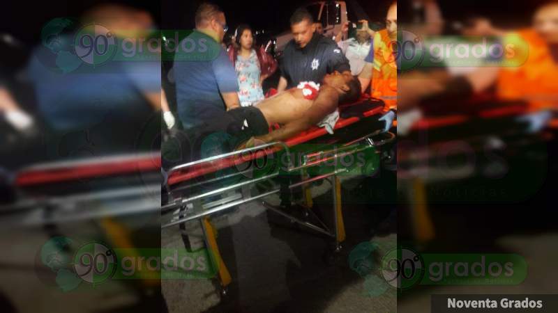 Balean a individuo en Ciudad Jardín de Morelia, Michoacán, está grave - Foto 1 