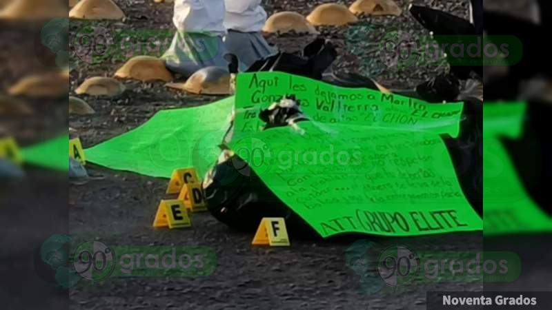 Localizan restos humanos embolsados y narcomensaje en el municipio de Guanajuato - Foto 0 