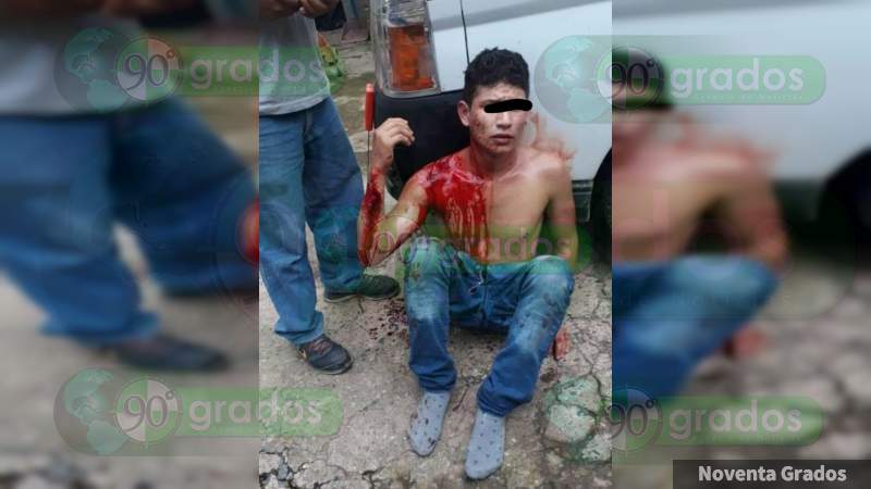 Detienen a joven ladrón de taxistas en Lázaro Cárdenas, Michoacán 