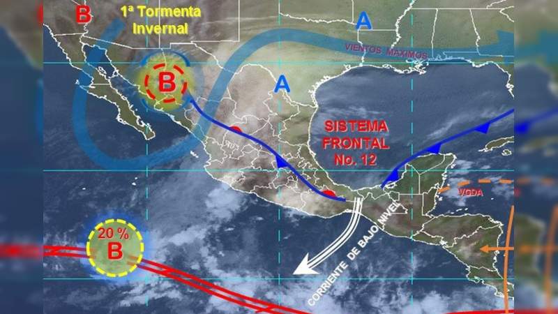 Ante frente frío 12, invita Segob a tomar medidas de previsión y autocuidado 