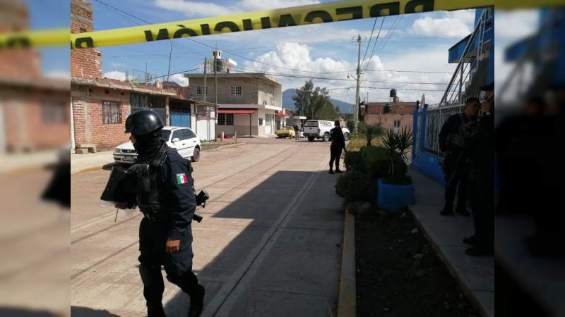 Asesinan a balazos a un hombre en Jacona, Michoacán 
