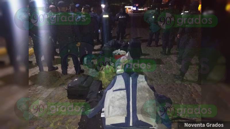 Desalojan de hotel a elementos de la Policía Michoacán que se hospedaban en Jacona  - Foto 0 