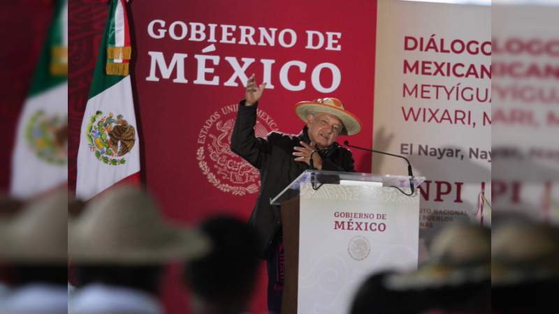 Anuncia AMLO “Sembrando Vida” en la sierra de Nayarit: Para que no necesiten de "otros cultivos" 