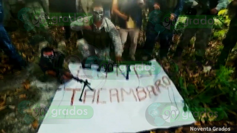 Cartel Jalisco anuncia su llegada a Tacámbaro - Foto 0 