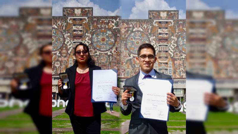 Egresados del Posgrado en Astrofísica del IRyA UNAM Campus Morelia reciben Medalla 